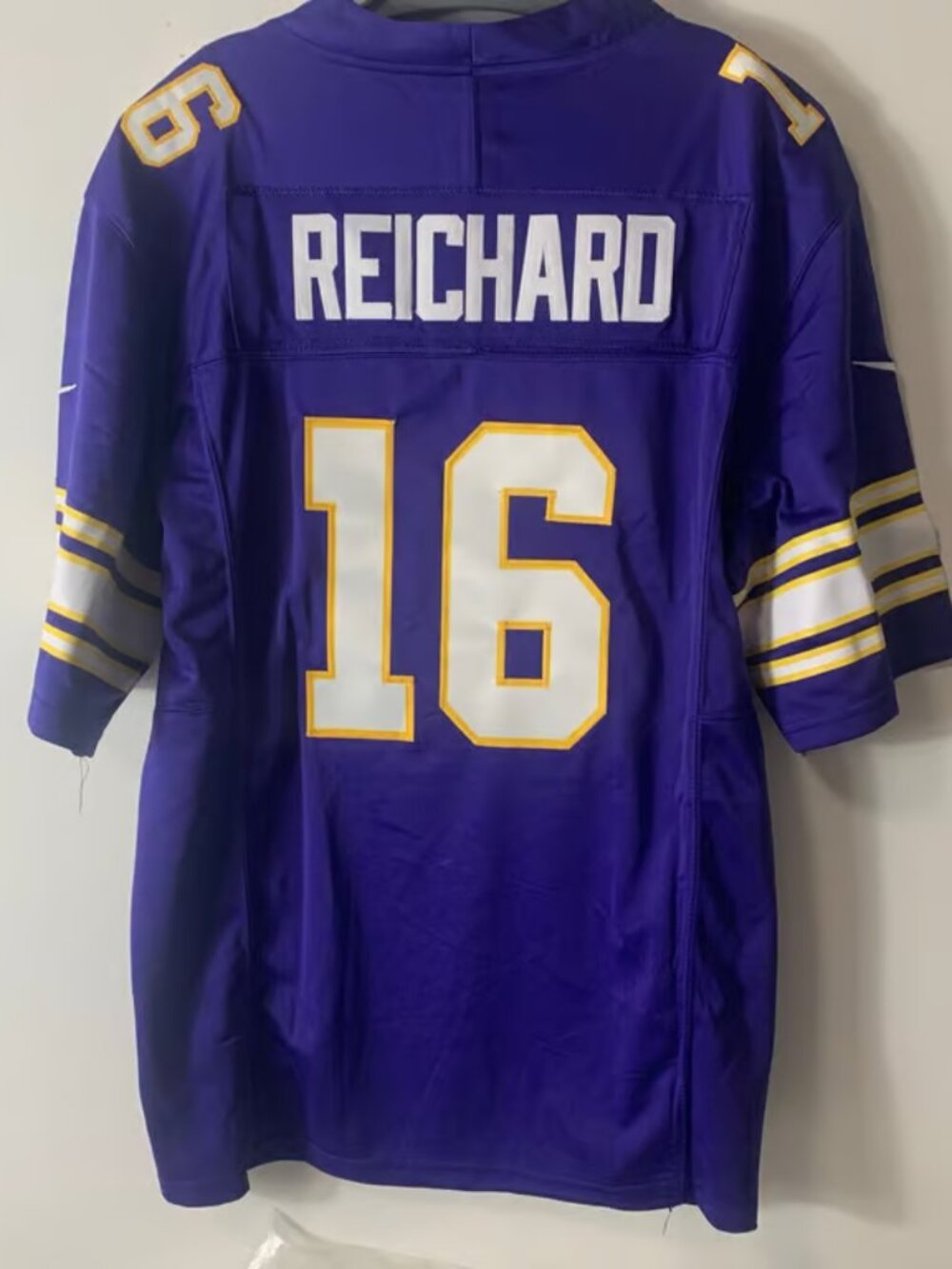 Will Reichard Purple Vapor Stitched Jersey